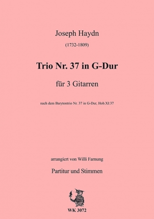 Farnung, Willi  - Haydn - Trio 37 in G-Dur fr 3 Gitarren