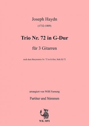 Farnung, Willi  - Haydn - Trio 72 fr 3 Gitarren