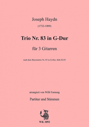 Farnung, Willi  - Haydn-  Trio 83 fr 3 Gitarren