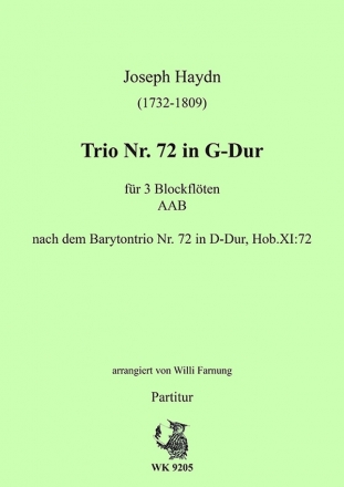 Farnung, Willi  - Haydn - Trio Nr. 72 fr 3 BFL AAB