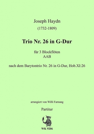 Farnung, Willi  - Haydn - Trio Nr. 26 fr 3 BFL AAB