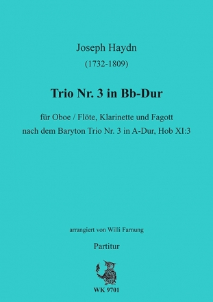 Farnung, Willi  - Haydn, Trio Nr. 3  Partitur und Stimmen