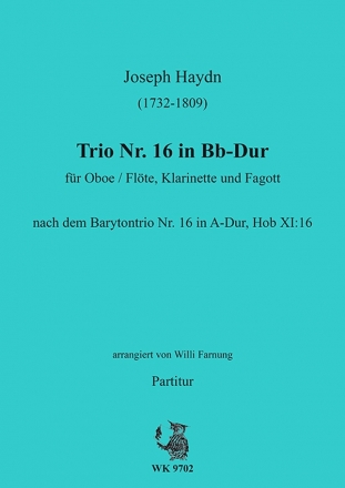 Farnung, Willi  - Haydn, Trio Nr. 16  Partitur und Stimmen