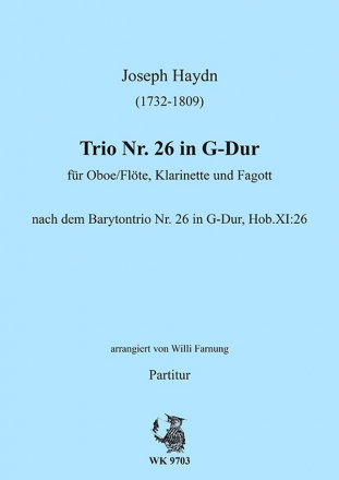 Farnung, Willi  - Haydn, Trio Nr. 26  Partitur und Stimmen