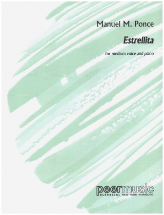 Estrellita for medium voice and piano