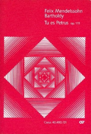 Tu es Petrus op.111 fr gem Chor (SSATB) und Orchester Partitur