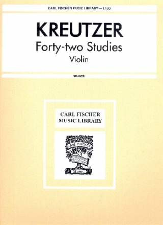 42 Studies for violin