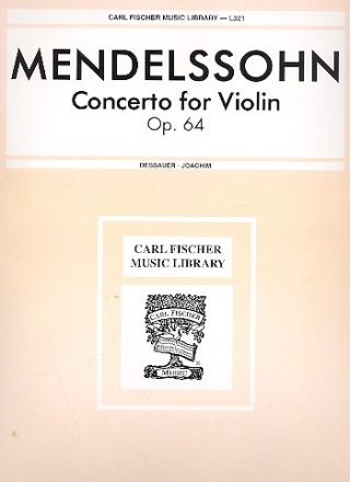 Concerto in e Minor op.64 for Violin and Orchestra for violin and piano