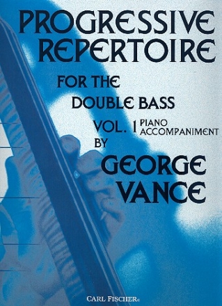 Progressive Repertoire vol.1 for double bass and piano piano accompaniment (to book 1 and 2)