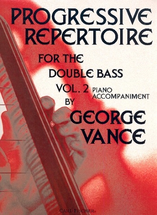 Progressive Repertoire vol.2 for double bass piano accompaniment