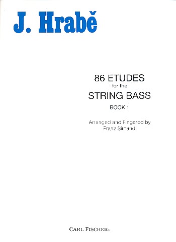 86 Etudes vol.1 (nos.1-44) for string bass