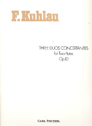 3 Duos Concertantes op.10 . for 2 flutes