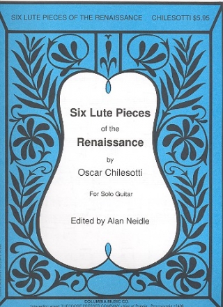 6 Lute Pieces of the Renaissance for guitar