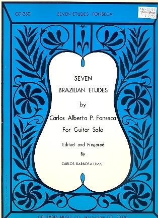 7 Brazilian Etudes for guitar solo