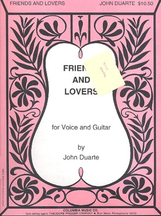 Friends and Lovers for voice and guitar