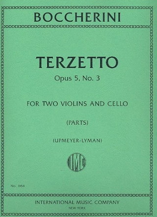 Terzetto op.5,3 fr 2 Violinen und Violoncello Stimmen