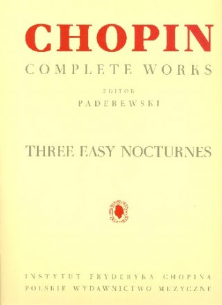 3 easy Nocturnes for piano