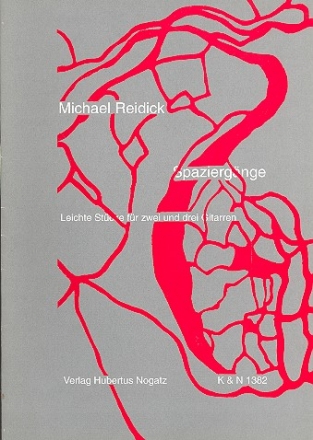 Spaziergnge fr 2-3 Gitarren Partitur und Stimmen