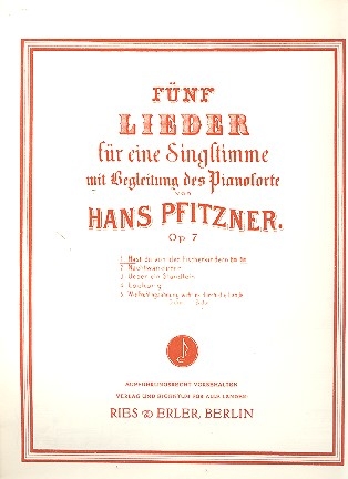 Hast du von den Fischerkindern op.7,1 fr tiefe Singstimme und Klavier