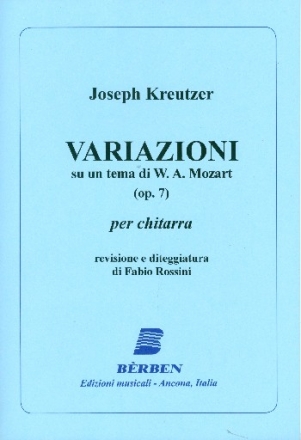 Variazioni su un tema di W.A. Mozart op.7 per chitarra