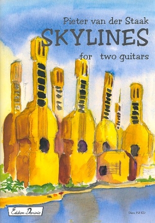 Skylines fr 2 Gitarren Partitur und Stimmen