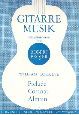 Prelude Coranto Almain fr Gitarre