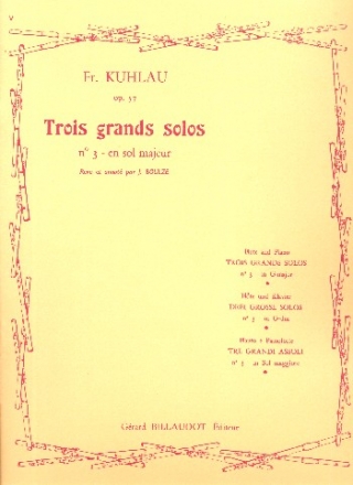 Grand solo en sol majeur op.57,3 pour flte et piano