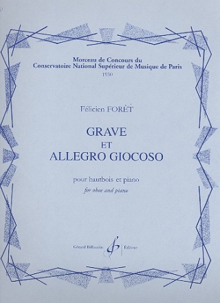 Grave et allegro giocoso pour hautbois et piano