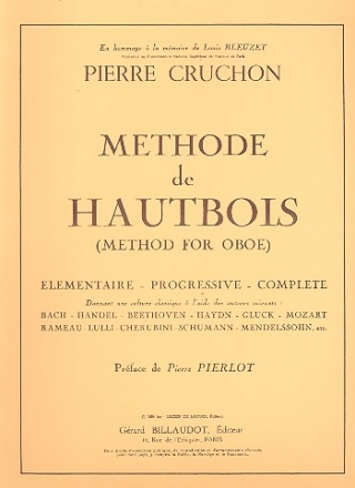 Mthode de hautbois  pour hautbois