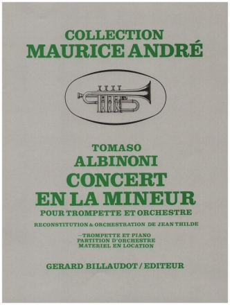 Concert en la Mineur pour trompette et piano