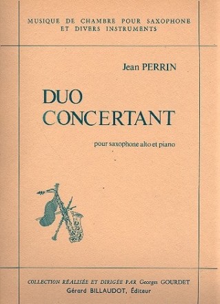 Duo concertante pour saxophone alto et piano