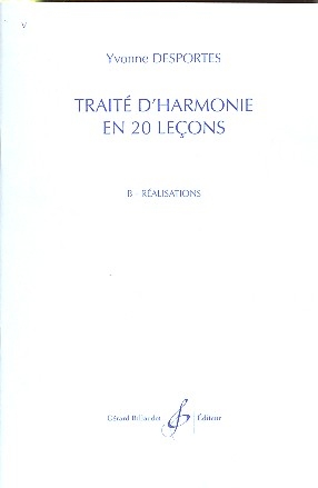 Trait d'harmonie en 20 lecons vol.B ralisations