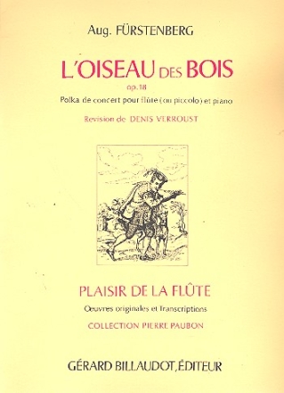 L'Oiseau des bois op.18 pour flute (piccolo) et piano