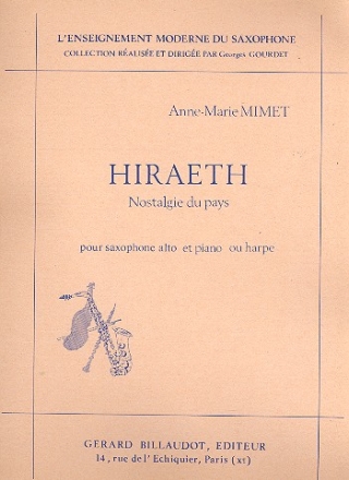 Hiraeth pour saxophone alto et piano (harpe)