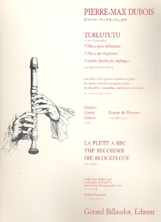 Turlututu pour flute  bec soprano et guitare (piano) parties