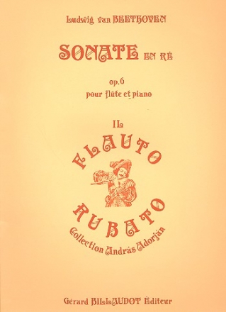 Sonate en re majeur op.6 pour flute et piano