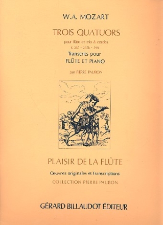 3 Quatuots pour flte et piano