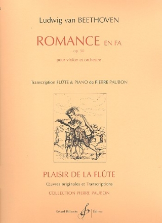 Romance fa majeur op.50 pour flute et piano