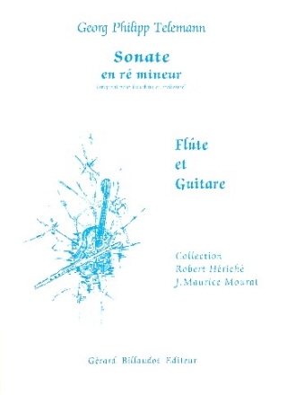 Sonate en r mineur pour flte et guitare partition et partie