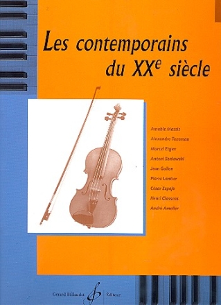 Les contemporains du 20e sicle vol.1 pour violon et piano