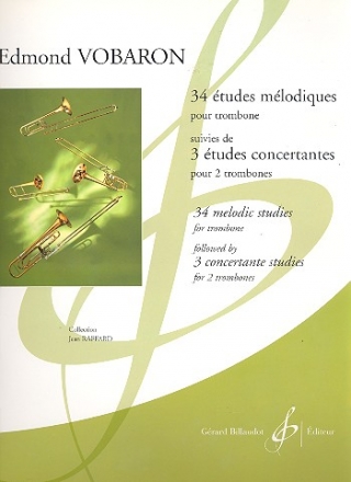 34 tudes mlodiques pour trombone