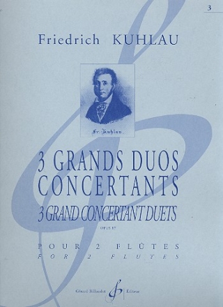 3 grands duos concertants op.87 pour 2 flutes