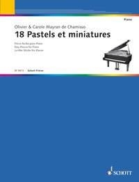 18 pastels et miniatures pour piano tres facile