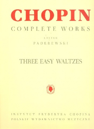 3 easy Waltzes for piano