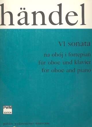 Sonate fr Oboe und Klavier