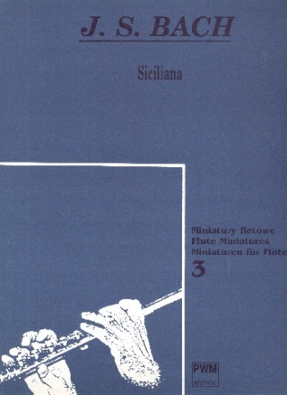 Siciliana BWV 1031 fr Orgel