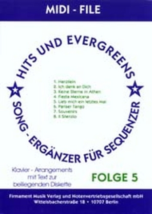 Hits und Evergreens Band 5 Klavier-Arrangements mit Midifile