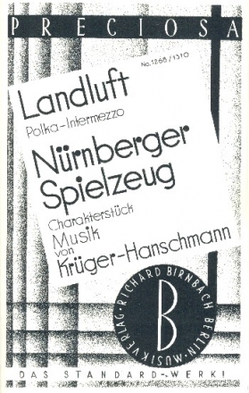 Landluft  und  Nrnberger Spielzeug: fr Salonorchester