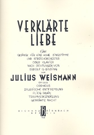 Verklrte Liebe op.112  