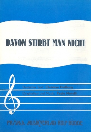 Davon stirbt man nicht fr klavier (antiquarisch)